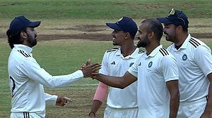 Photo: X | BCCI Domestic : India A players in Duleep Trophy 2024.